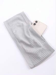 2 pezzi Marsupio da running per maratona, Borsa per cellulare ad alta elasticità, Fascia addominale traspirante per le corse mattutine e serali