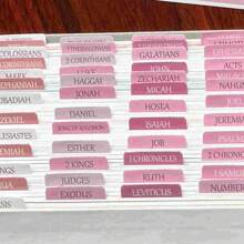 Cunese Cunese Bible Tabs, 80 Tabs,Laminated Bible Tabs For Women And Men, Bible Tabs For Study Bible, Bible Index Tabs, Bible Book Tabs, Bible Labels Tabs, Bible Tabs