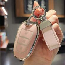 Cute Keychain Lanyard Car Key FOB Case Cover For Peugeot 208 E208 301 307 308 407 408 508 2008 3008 4008 5008 For Citroen C2 C3 C4 C4L C5 C6 C8 DS3 DS4 DS5 DS5 DS6 DS7 Opel Grandland X Crossland X 2017-2021 Picasso Xsara Cactus C-Spacetourer Corsa Zafira Combo Car Accessories Bag Charm Backpack For School