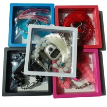 1套33珠吊盒计数器组合外贸礼品套装，十字仿珍珠珠，带多功能电子计数器和时间计数器 - 彩色 - 查看 3