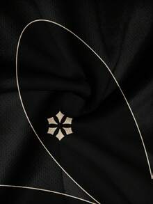 Men's Drop Shoulder Short Sleeve Casual Y2K Style T-Shirt - Black - View 7