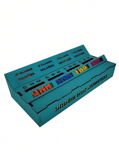 Kakareco Brinquedos Educativos Brinquedo educativo - Ordem dos Números - classificação dos números - Reforço escolar