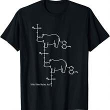 RNA Rhino Nucleic Acid Chemistry Biology Cell Science Funny T-Shirt