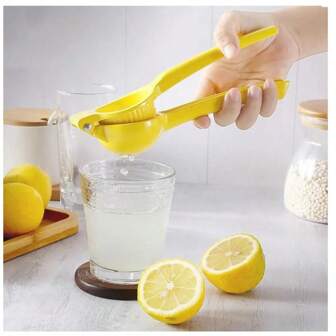 1/2/3pcs Premium Metal Lemon Juicer Manual Lemon Juicer Citrus Lemon Juicer Fruit Juicer Lime Juicer Metal Professional Manual Juicer Kitchen Tools Yellow Green