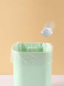 1/2pcs Mini Trash Can With Lid, Small Desktop Garbage Bin, Plastic Desk Waste Paper Basket, Rotating Cover Design To Prevent Odor Leakage, For Storing Fruit Peels And Paper Scraps, Keeping Desk Tidy, Suitable For Bathroom, Home Office Desk, Coffee Table, Office, Living Room, Study - Multicolor - View 4