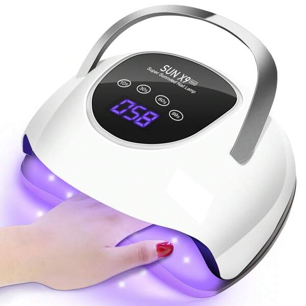 LKEnail UV Nail Lamp 220W Nail Dryer 4 Timers Smart UV Light For Nails Suitable For Hands And Toes Gifts For Girlfriends Manicure Machine