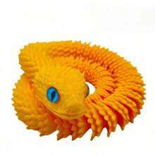 全新 4D 打印蛇模型、动物模型玩具、恶作剧玩具、家居装饰、生日/节日/圣诞节/新年礼物、礼品 - 彩色 - 查看 11