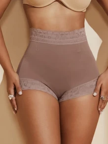 2 piezas de ropa interior moldeadora para mujer con control de abdomen, diseño antideslizante y adhesivo desinflable. Leggings de compresión para post-parto con control de abdomen y elevación, adecuados para múltiples ocasiones como uso diario
