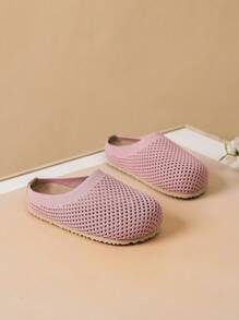 1 Pair Soft Bottom Comfortable Slippers, Suitable For Outdoor Wear - Pink - View 4