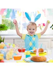 复活节篮子必需品、复活节装饰品、复活节彩蛋 2025、复活节彩蛋、复活节糖果、8.46*5.12 英寸蛋篮、DIY 手工迷你复活节彩蛋篮、复活节彩蛋狩猎、野餐篮、鸡蛋容器桌饰、甜甜圈装饰、迷你塑料容器编织储物篮、零食容器。（购买时请注意尺寸）