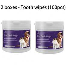 Paquete de 100 toallitas para ojos de mascotas - Elimina suavemente las manchas de lágrimas, residuos, secreción de los ojos de mascotas. Toallitas para ojos, orejas y dientes de perros y gatos. Productos de cuidado y limpieza esenciales para mascotas.