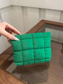 1 Pc Large Capacity Makeup Organizer Bag, Beautifully Designed For Daily Cosmetic Storage,Boho Vibes