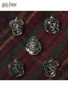 WB 1PC Harry Potter Pewter Pins Accessories Gryffindor Ravenclaw Slytherin Decorative Badges Clothes Bag Backpack Hats Band Men Women Brooches Collectible Display Birthday Anime Peripheral Gifts