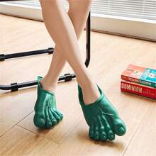 Funny Slippers, Couple Home Shoes, Ladies Big Toe Beach Sandals, Unisex Big Foot Monster Sandals, One Size Fits CN35-43, Foot Length 22.5-26.0cm