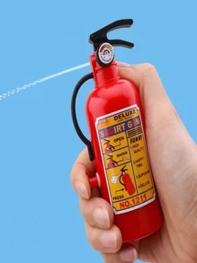 1pc Mini Fire Extinguisher Water Gun, Summer Beach Water Gun Toy, Prank Water Gun Fight Prop, Outdoor Water Play Toy (Button Style Randomly Shipped)