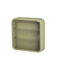 1/120 piezas Vitrina para figurinas de caja ciega, Vitrina de pared, Estantería acrílica transparente para exhibir figurinas, Caja de almacenamiento y organización a prueba de polvo para muñecas y juguetes, sin necesidad de perforar