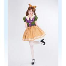 Nick Fox Judy Cos Adult Costume Halloween Cosplay Stage Performance Outfit - A - View 5