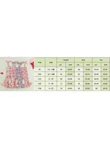 Toddler Girls Summer Overalls Jumpsuit Bow Printed Sleeveless Tie-Up Flare Pants Romper - Pink - View 6