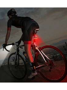 X-TIGER Bicycle Light Set [5 Modes], Usb Rechargeable Bicycle Tail Light, Suitable For Night Riding
