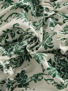 年轻女孩清新简约百搭吊带花卉印花连衣裙