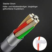 "6M 1200Amp Heavy Duty Booster Cables - Professional Jump Leads For Cars, Colour Coded & Anti-Tangle - 12251857 - View 5