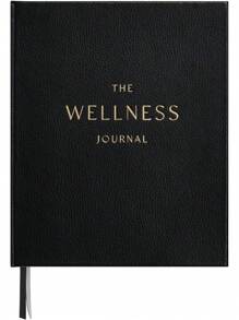 Self Care & Wellness Journal-Daily Gratitude And Meal Planner For Women & Men, Wellness & Self Care Planner With Goal & Reflection – Hardcover, Undated(Black)