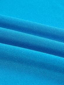 BIUBIU Women's Plus Size Tropical Solid Color Slim Fit One Shoulder Hollow Out Vacation Dress For Spring And Summer - Seaside Stroll, Blooming Charming Charm - Blue - View 7