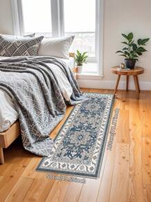 1 szt. Dywan z kryształowego aksamitu w stylu boho, 850 g/㎡, prostokątny, antypoślizgowy, zmywalny, dekoracyjny dywan do domu, salonu, kuchni, jadalni, biura, na wszystkie pory roku