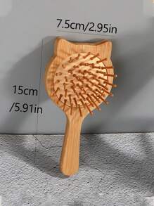 Home Shun Hair Beauty Wooden Airbag Comb, Massage Comb, Handheld Labor Saving Round Head Bamboo Teeth Not Hurt Hair Ladies Long Hair Home Rubber Air Cushion Comb Gift, Wear Resistant, Massage Large Comb, Long Hair Massage Comb, Anti-Static Airbag Wooden Comb.