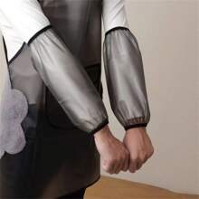 Fundas protectoras impermeables y a prueba de aceite, de unicolor, para trabajos de seguridad, para adultos y estudiantes, de longitud larga, unisex