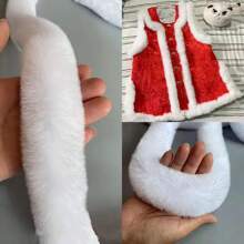 1/2m Faux Rabbit Fur Scarf Furry Ribbon Fur Tape Trimming Ribbon Craft Sewing Clothing Accessories Handmade Accessories - Multicolor - View 3