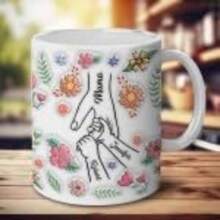 Funny Mug Valentine Gift For Mom - Dog Mom Gifts - 11oz Dog Mom Mug For Mom Mama Mother Grandma Fur Mom - Dog Gifts From Daughter, Son - Mother'S Day Mug For Dog Lovers - Christmas, Birthday Gifts For Mom Mom Mug Dad Mug Couple Mug Mug Cup Coffee Mug Gift Box Christmas Mugs Navidad Decoracion 2025 Christmas Gifts - 05_媽媽的手 - 查看 5