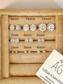 Stud Earrings - trắng - Xem 1