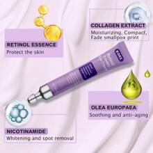 KOEC Retinol Firming Eye Cream,Deep Moisturing Eye Serum For Dark Circles And Puffiness, Reduces Wrinkles And Fine Lines,Anti-Aging Eye Treatment Whitening Cream