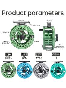 SOUGAYILANG High-Quality Precision Die-Cast Fly Reels 5 Colors Size:5/6,7/8 Perfect Blend Of Strength And Smoothness Unleash Your Angling Potential Engineered For Superior Performance