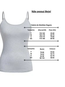 Kit Of 3 Women's Tank Tops Without Padded Underwire, Super Light Straps - Abu-abu, Biru Dongker dan Coklat - View 3