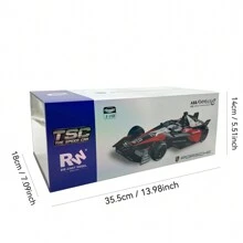 Coche de carreras a escala 1/18 para la temporada 2024 de Formula E, vehículo de aleación de Fórmula E, modelo a escala de vehículo miniatura fundido, colección de vehículos para adultos, regalo