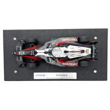 Coche de carreras a escala 1/18 para la temporada 2024 de Formula E, vehículo de aleación de Fórmula E, modelo a escala de vehículo miniatura fundido, colección de vehículos para adultos, regalo