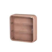 1/120 piezas Vitrina para figurinas de caja ciega, Vitrina de pared, Estantería acrílica transparente para exhibir figurinas, Caja de almacenamiento y organización a prueba de polvo para muñecas y juguetes, sin necesidad de perforar