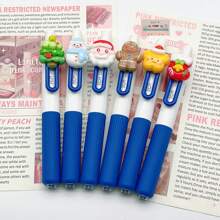 Customized Cute Cartoon Retractable Pen, Medical/Nursing Profession Use Blue/Black Ink Pen, Student Exam Gel Pen, 0.5mm Tip Size