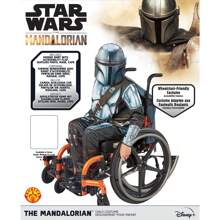 KIWI Adaptive Mandalorian Costume For Kids - Officially Licensed Star Wars Saga Character Costume - Iconic Character Costume Authentic Mandalorian Design - Adaptive Mandalorian Costume - Perfect For Carnival, Parties And Themed Events - 彩色 - 查看 3
