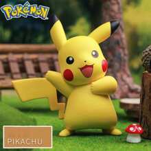 pokemon Figurine de décoration de bureau de voiture Pikachu de 4e génération, ornemental, mignon, attaque puissante, cadeau d'anniversaire, de remise des diplômes, de décoration scolaire, de décoration de dortoir, de rentrée scolaire