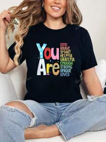 Maglie estive, maglietta "Sei molto amichevole", maglietta "Ritorno a scuola", maglietta per insegnanti, maglietta "Grazie agli insegnanti", magliette retrò per insegnanti, magliette per insegnanti di scuola materna, maglie grafiche da donna