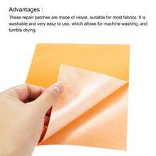 Self-Adhesive Velvet Patches Repair Patches For Clothing Repair Crafts Repair Kit Backpack Shoes Decoration Pack Of 4