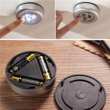 Kit 5 Units Leds Wireless Adhesive Lamp Touch Battery Powered Portable Safety Light For Home Closet - Multicolor - View 6