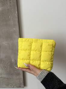 1 Pc Large Capacity Makeup Organizer Bag, Beautifully Designed For Daily Cosmetic Storage,Boho Vibes