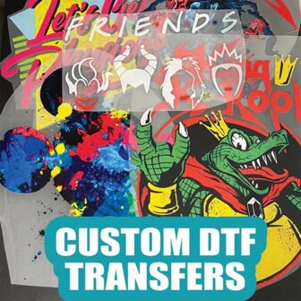 Custom Heat Transfers, Heat Transfers For T-Shirts, Ready To Apply Dtf Iron-On Personalization, Your Custom Design, Heat Transfers Assemblies