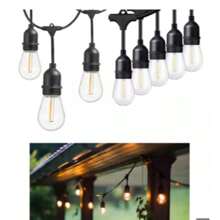 Guirnalda De 10 Focos Vintage Tira Luces Led Bombillas 100 Leds - Negro - Ver 3