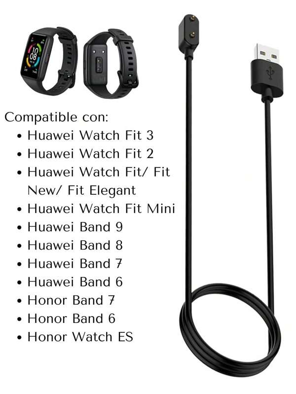 Cable Cargador Para Huaweii Watch Fit 2/3 Huaweii Band 9/8/7/6 Huaweii Band 6