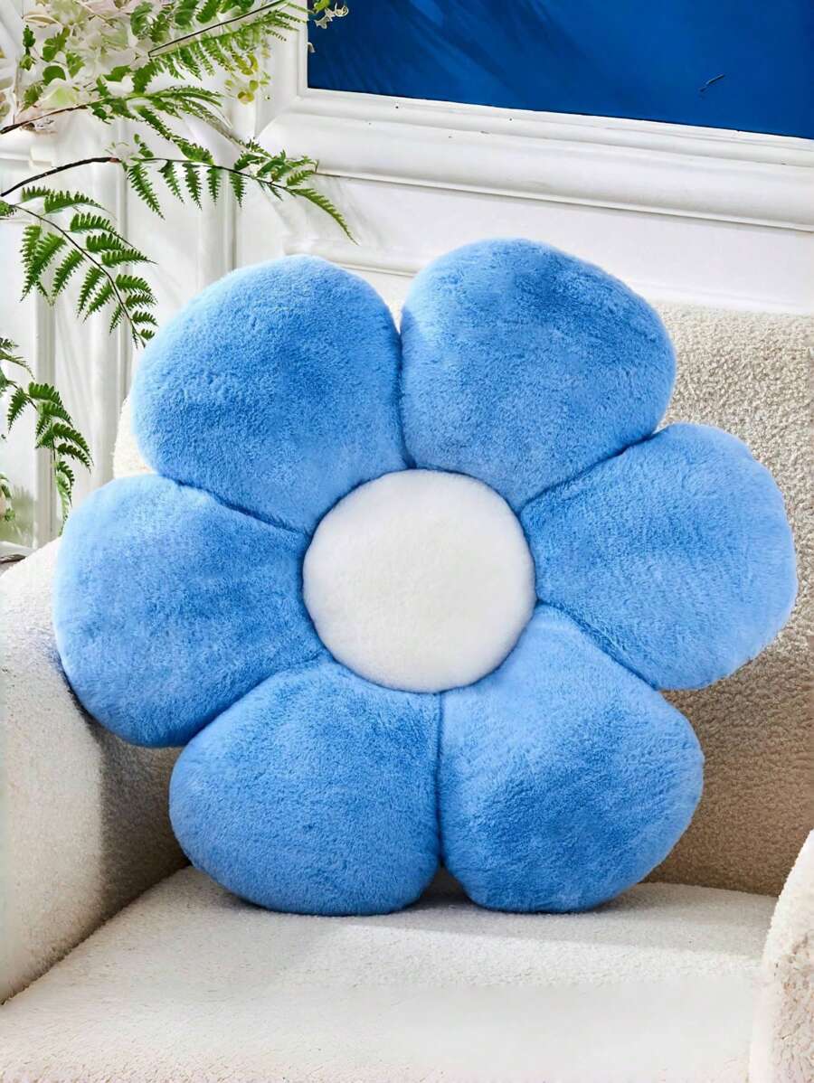 圣诞装饰枕头柔软可爱的六瓣花枕头仿兔毛抱枕非常适合圣诞节卧室、沙发、床和其他家居装饰送给家人和朋友的精美圣诞礼物